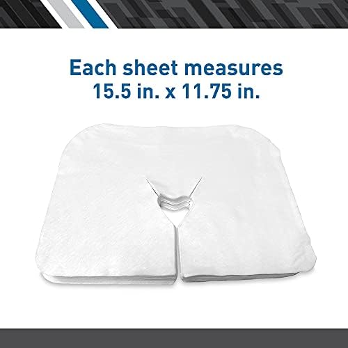 BodyMed Disposable Face Cradle Covers - 12 Pack of 100 Sheets - Medical-Grade, Ultra Soft, Luxurious, Non-Sticking Massage Face Covers/Headrest Covers for Massage Tables & Massage Chairs - Image 7