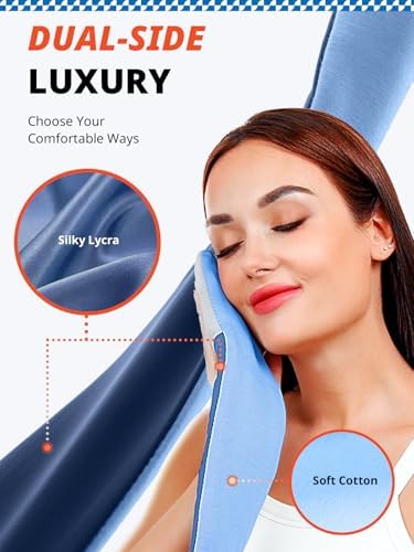 SARISUN Eye Mask for Side Sleepers, Wrap-Around Light Blocking Sleep Mask - Image 2