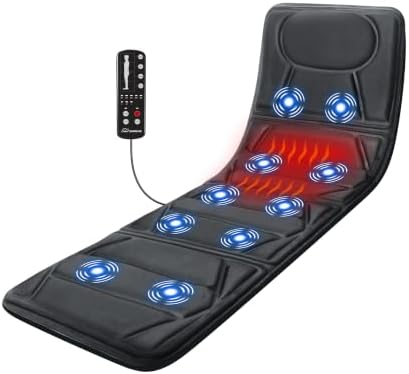 Snailax Full Body Massage Mat with Heat, Mattress Pad, Gift for Women Men by Snailax