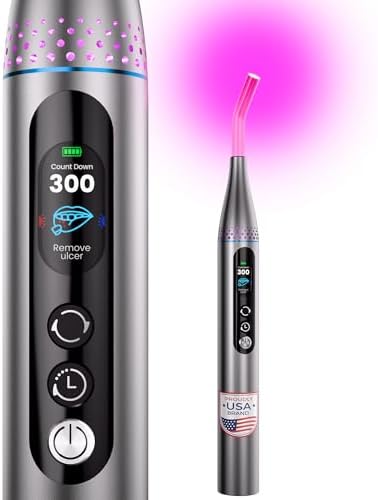 Red Light Therapy for Face, FSA-HSA Cold Sore Therapy Wand for Lips & Skin by LifeZoomHealth