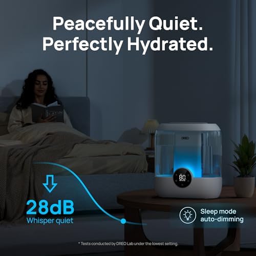 DREO 6L Smart Humidifiers for Bedroom, Large Room, 60H Runtime, Quiet 28dB - Image 6