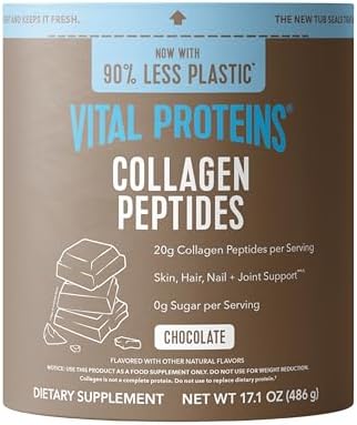 Vital Proteins Grass Fed Collagen Powder, Chocolate, 17.1 oz by VitalProteins