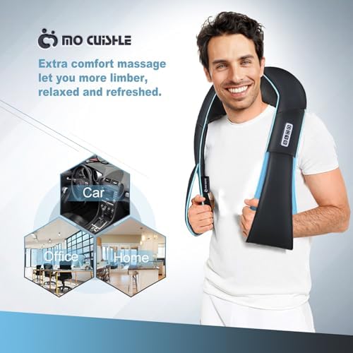 Mo Cuishle Shiatsu Back Shoulder and Neck Massager with Heat, Gifts for Mom - Image 2