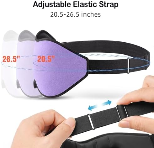 LitBear Sleep Mask for Side Sleeper Women Men, Eye Mask for Sleeping - Image 6