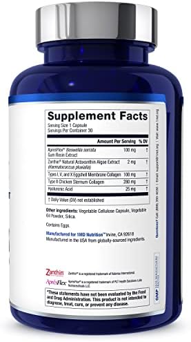 1MD Nutrition MoveMD - Joint Health Supplement - Doctor Formulated | with Collagen, Astaxanthin, and More | 30 Capsules (3-Pack) - Image 6