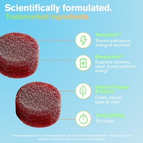 Post Workout Gummies, Pomegranate Passion, 30 Servings - Image 4