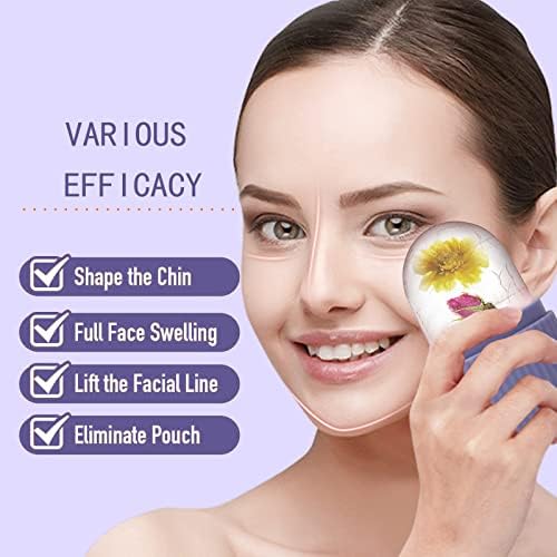 XHJRI Ice Face Roller Massager,Ice Cube Roller for Face, Eyes and Neck Naturally Conditioning and Skin Care,De-Puff Eye Bags,Reduce Migraine Pain,Reusable Massage Silicone Ice Mold (Purple) - Image 3