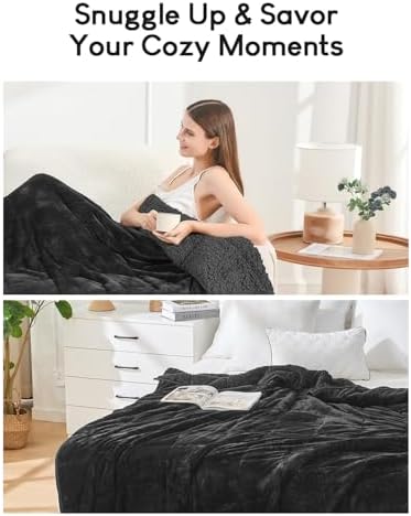 Cottonblue Weighted Blanket for Adults 15lbs Queen King Size Bed 80x87in - Image 6
