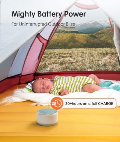 FamiSym Rechargeable White Noise Sound Machine Baby with Night Light - Image 5