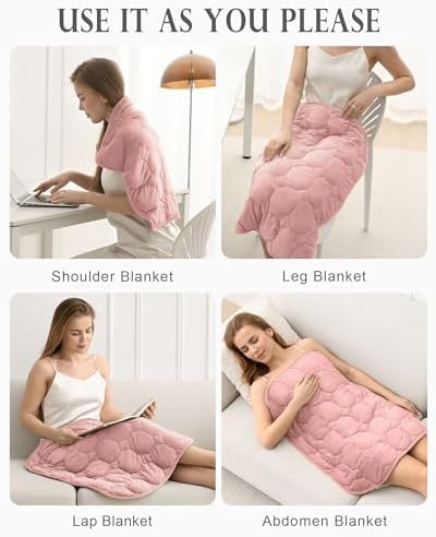 Cottonblue Small Weighted Lap Blanket 7lbs for Adults Teens 24"x29", Cozy - Image 6