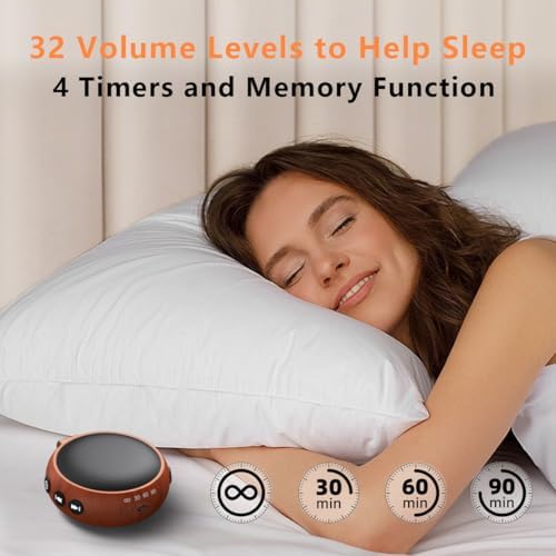 Mini White Noise Machine Sound Machine Portable with 32 Volume Levels 30 Soothing Sounds Sleep Soother Rechargeable Travel Sound Therapy Brown Noise Sleep Machine for Baby Kid Adult - Image 5
