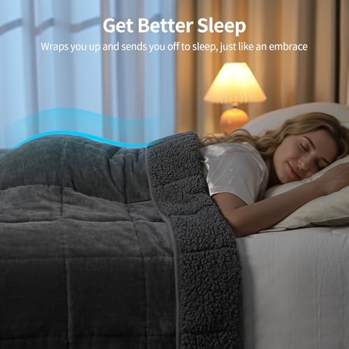Uttermara Weighted Blankets for Adults Queen Size, 15lbs 60x80 Inches - Image 3