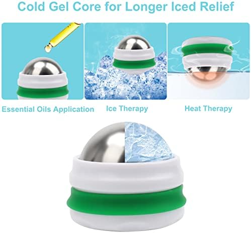 AHIER Cold Massage Roller Ball, Stainless Steel Cold Therapy Relief Tool - Image 4