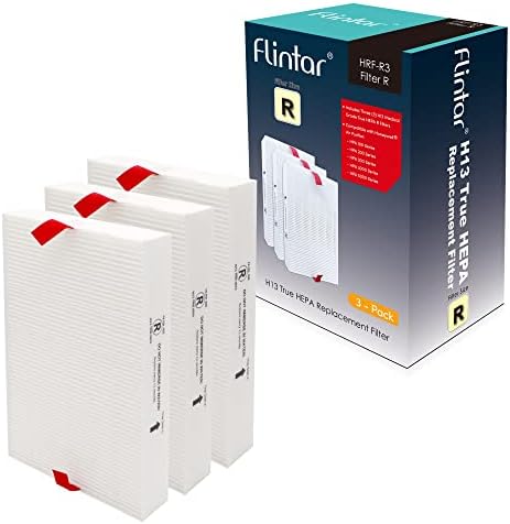 Replacement Filter R, Compatible with Honeywell Air Purifier HPA300, HPA200, HPA 100 and HPA 5000 Series, HRF-R3, 3-Pack by Flintar