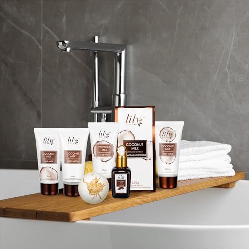 28Pcs Coconut Vanilla Spa Gift Basket - Skin Care Gifts Set for Women & Men - Image 6