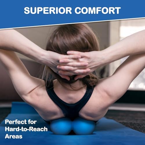 Peanut Massage Ball - Double Lacrosse Massage Ball & Mobility Ball for Physical Therapy - Deep Tissue Massage Tool for Myofascial Release, Muscle Relaxer, Acupoint Massage - Image 3