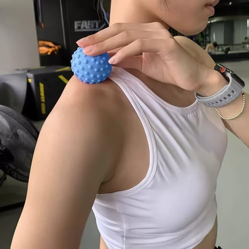 NGT new guide steps Fascia Ball, Suitable for Relaxing Muscles, Restoring Fascia, and Improving Body Condition for All Parts of the Body. (Blue) - Image 3