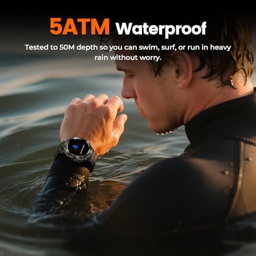 Outdoor Smart Watch for Men, 1.43" AMOLED,5ATM Waterproof,170+ Sports Modes - Image 5