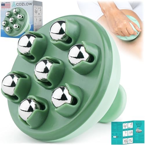 Handheld Lymphatic Drainage Massager - May Reduce Appearance of Cellulite by Cozlow