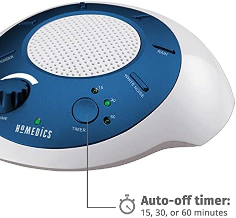 Homedics SoundSleep White Noise Sound Machine, Blue - Image 6