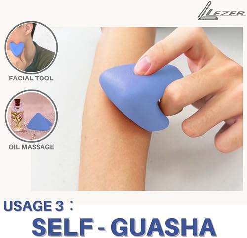 LEZER Large Trigger Massage Point, Manual Massage Ball, Muscle Knot Release Tool, Deep Tissue Relief, Hip Flexor Iliacus Back Psoas Hand Foot Myofascial Physical Therapy, 3.5 inｘ3 in, Blue - Image 6