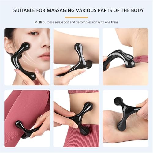 3 Point Hand Held Massage Tool, 2 Pcs Manual Trigger Point Massage Tools Deep Muscle Tissue Manual Massager, Handheld Palm Pressure Point Body Massager for Neck Shoulder Back Leg Muscle Pain Relief - Image 6