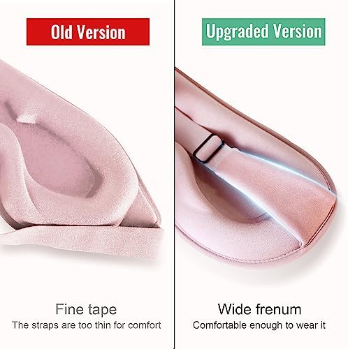 Sleep Mask for Lash Extensions, 3D Contoured Weighted Eye Cover - Image 3