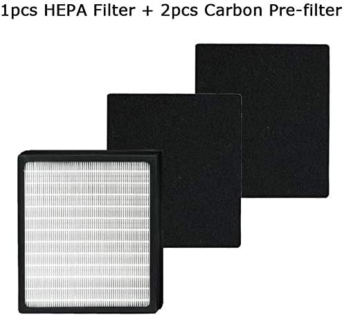 HEPA Filters D Fit for Idylis Air Purifiers Idylis AC-2118, AC-2123, IAP-10-280, 1AP10280, Part# IAF-H-100D, Includes 1 HEPA Filters & 2 Carbon Filters - Image 6
