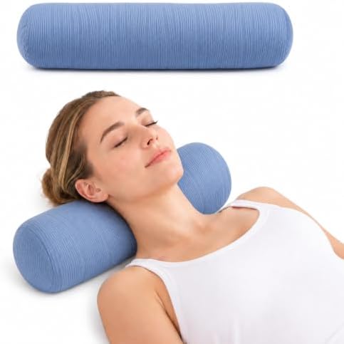 Neck Roll Pillow, Cervical Neck Pillow Bolster Pillow for Sleeping by AntiCellulite