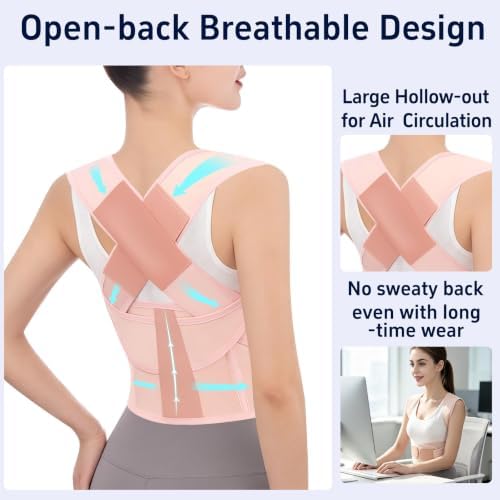Posture Corrector for Women Men Back Shoulder Support Back Brace - Image 6