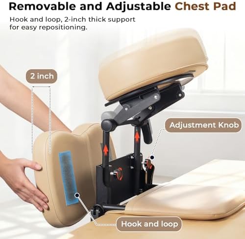 Luxurious 3 in 1 Multipurpose Massage Face Cradle&Cushion for Mattress Top - Image 4