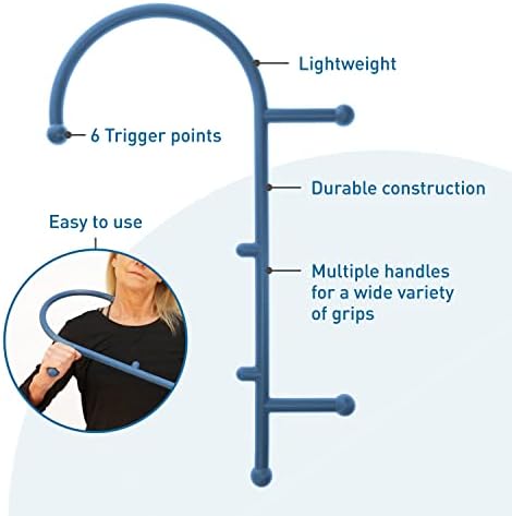 BodyMed Trigger Point Massage Tool – Handheld Massager for Back, Neck, Legs, and Shoulders – Muscle Release and Knot Remover for Discomfort Relief – Lightweight and Portable - Image 5