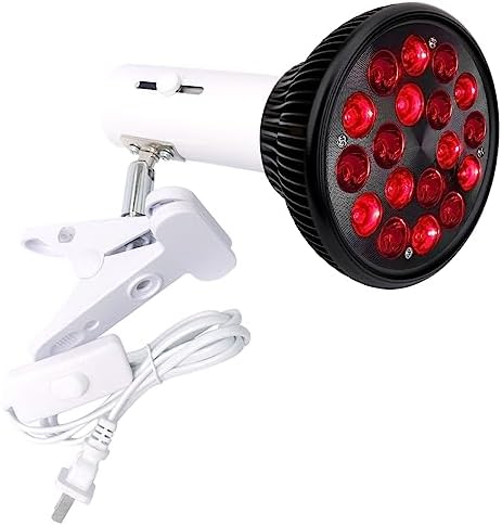Red Light Therapy Lamp-54W 18 LED Infrared Light Therapy Device with Adjustable Lamp Holder, 660nm Red and 850nm Near Infrared for Face Body by DMMBMFC