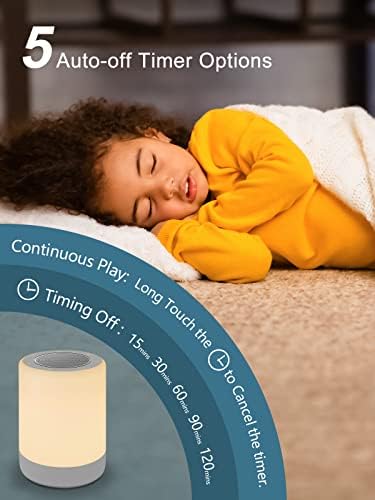 Sound Machine,White Noise Machine for Baby with Night Light, 32 High Fidelity Sounds,Plug in,5 Timers & Memory Feature, Noise Machine for Baby Kids Adults,Home - Image 4