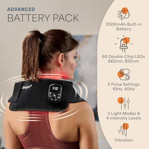 Lifepro Allevared Micro Red Light Therapy Belt- 60 Dual Chip LED Belt - Image 6