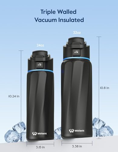 WaterH BOOST Smart Water Bottle Tracker with Reminder to Drink Water, 32oz - Image 4