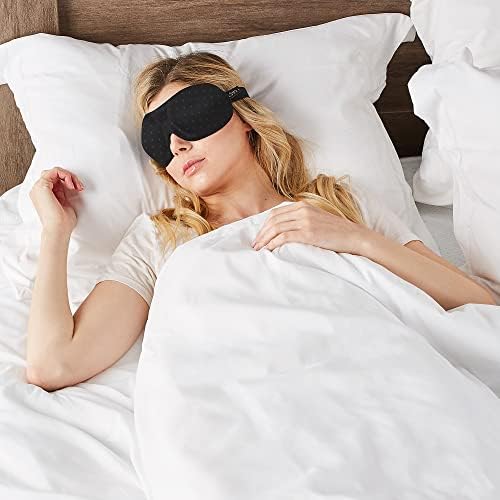 Bucky 40 Blinks No Pressure Beauty & Travel Eye Masks, Gray Dots - Image 6