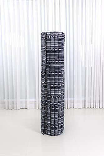 Leewadee Extra Wide Thai Roll Mat 75 x 57 inches Kapok Firm - Image 4