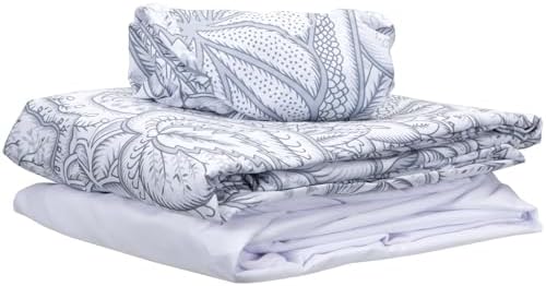 ForPro Designer Microfiber 3-Piece Massage Sheet Set, Island White - Image 3