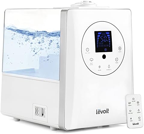 Levoit Humidifiers for Bedroom Large Room Home, Warm and Cool Mist, White by Unknown