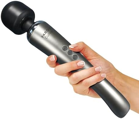 Yarosi Cordless Curve Therapeutic Device - 8 Powerful Speeds and 20 Patterns - for Deep Muscle Aches and Sports Tissue Recovery - Rechargeable - Travel Friendly - Silver by Yarosi