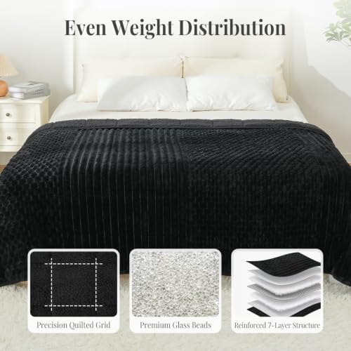 Topblan Weighted Blanket for Adults Queen Size 60 x 80 15lbs, Sherpa Fleece - Image 5