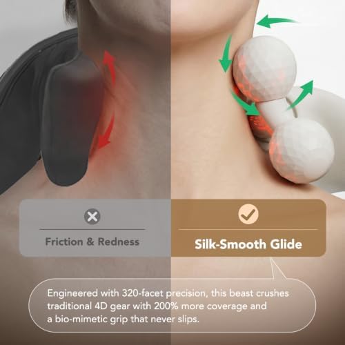 SKG H7 Ultra Neck Massager for Pain Relief Deep Tissue Cordless - Image 4