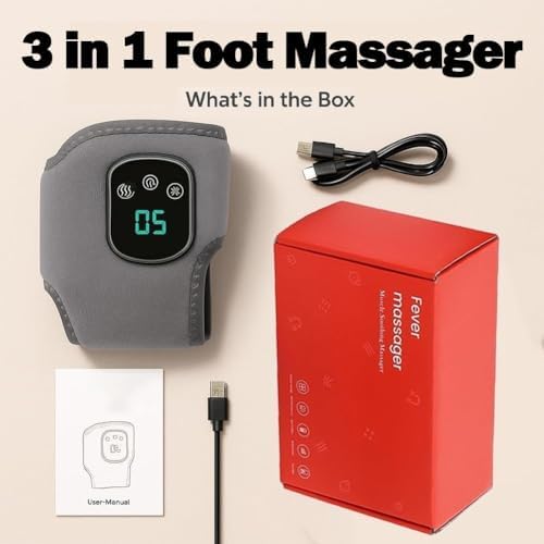 EEOO Foot Massager, Portable Foot Renew Triple Method Massager Customizable Massage, Wireless Feet Massagers for Neuropathy for Home/Office/Travel - Image 5