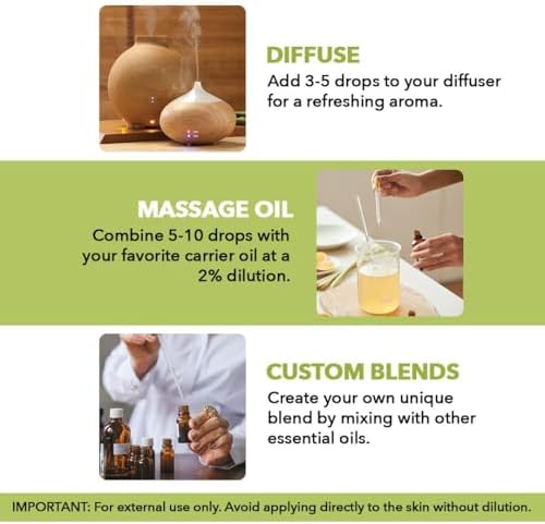 Majestic Pure Lemongrass Essential Oil for Diffuser - 4 Fl Oz - Image 4