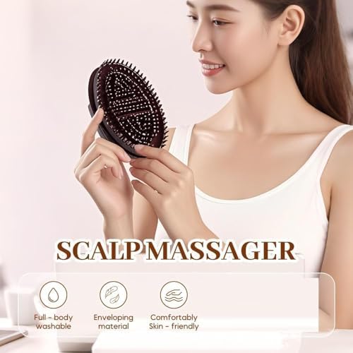 Meridian Brush Massage Body,Beauty Salon Professional Custom MeridianBrush Set,Meridian Pressure Brushes,Full Body Massages Brush with Essential Oil,Full Bodys Relaxation Comb Massage Tools (2 Set) - Image 4