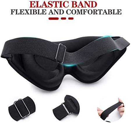 FengXinZi Sleep Mask for Side Sleeper, Blackout Eye Mask for Women Men - Image 3