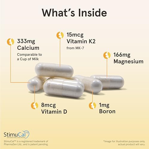 Jarrow Formulas BoneUp for Bone Density - Vitamin D3 and K2, Calcium Support, 360 Capsules, Promotes Skeletal Nutrition, Up to 60 Days Supply - Image 2