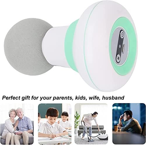Mini Massage Gun, Portable Mini Massager USB Charging Electric Handheld Personal Massager with 6 Speed Vibration, Deep Tissue Muscle Massager Fascia Gun for Relaxation Muscles Relief Pain (Green) - Image 6