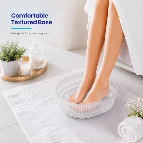 ForPro Universal Pedi Bath Liners - 50% THICKER - Fit Footsie Bath Plus Foot Bath, Disposable Pedicure Foot Tub Liners for Foot Spa Basins & Foot Bath Soaks, Clear, 50-Count - Image 5